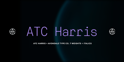 ATC Harris Font Poster 1