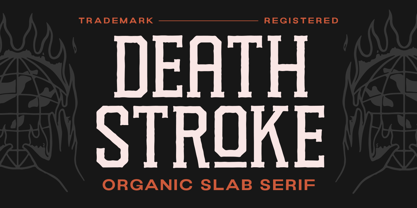 Deathstroke Font Poster 1