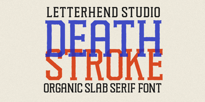 Deathstroke Font Poster 8