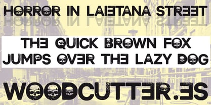 Horror in Laietana Street Font Poster 3