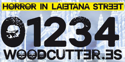 Horror in Laietana Street Font Poster 5