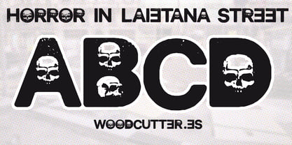 Horror in Laietana Street Font Poster 6