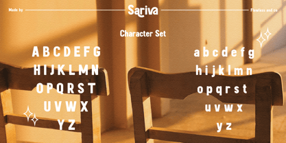 Sariva Font Poster 9