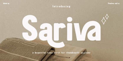 Sariva Font Poster 1