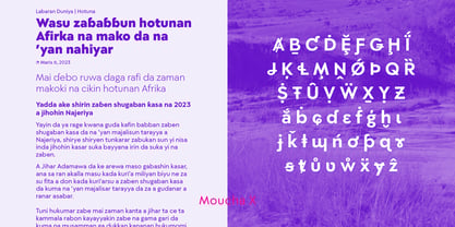 Moucha Font Poster 9