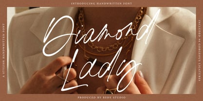 Diamond Lady Font Poster 1