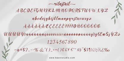 Rilastail Font Poster 7