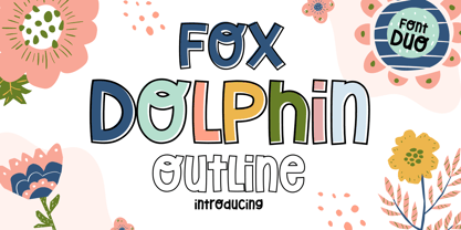 Fox Dolphin Font Poster 1