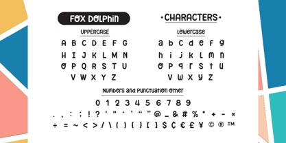 Fox Dolphin Font Poster 7