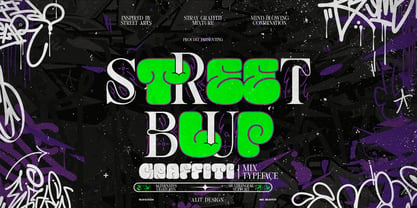 Street Blup Font Poster 1