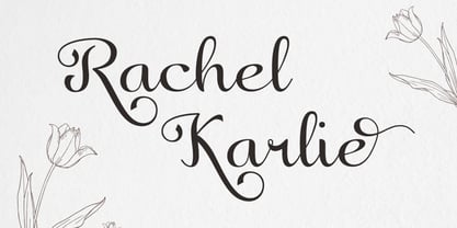 Rachel Karlie Font Poster 1
