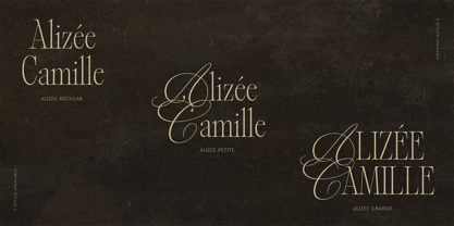 HV Alizee Font Poster 6