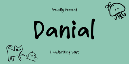 Danial Font Poster 1