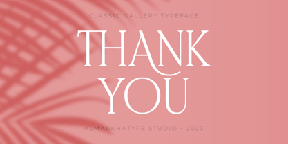 Classic Gallery Font Poster 9