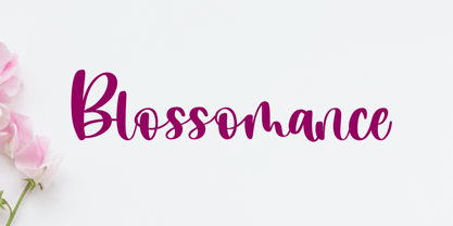 Blossomance Font Poster 1