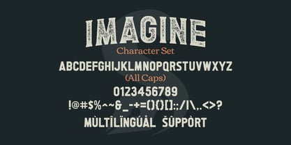 Imagine Pro Font Poster 6