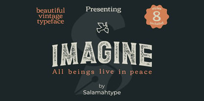 Imagine Pro Font Poster 1