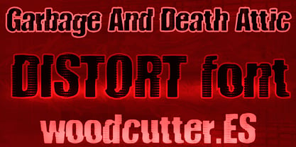 Garbage And Death Attic Font Poster 1