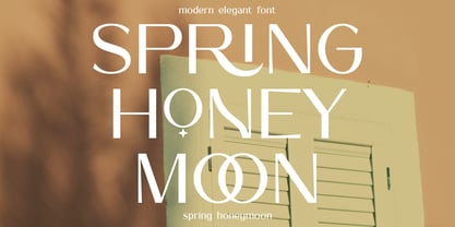 Spring Honeymoon Font Poster 1