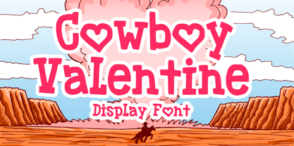 Cowboy Valentine Font Poster 1