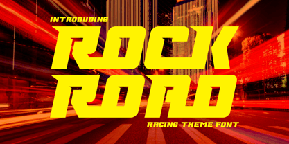 Rock Road Font Poster 1