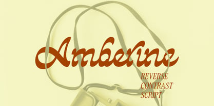 Amberine Font Poster 1