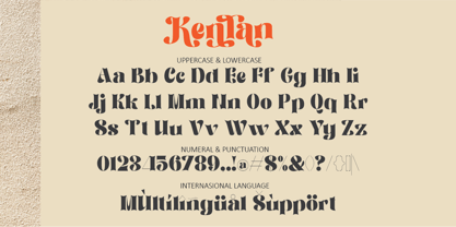 Kenlan Font Poster 8