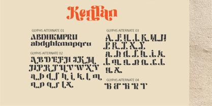 Kenlan Font Poster 9