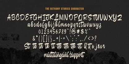 The Bethany Stories Font Poster 7