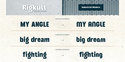 Rigkult Font Poster 5