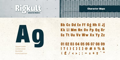 Rigkult Font Poster 2