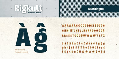 Rigkult Font Poster 10