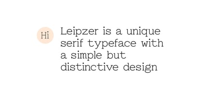 Leipzer Font Poster 2