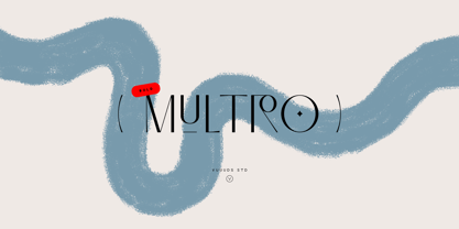 Multro Bold Font Poster 1