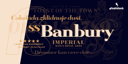 SS Banbury Font Poster 7