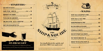 SS Banbury Font Poster 4