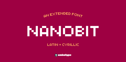 Nanobit Font Poster 1