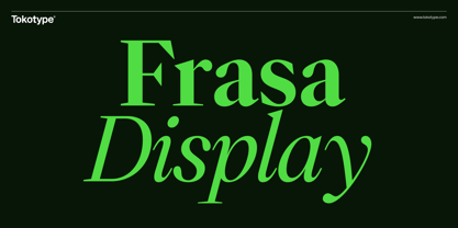 Frasa Display Font Poster 1