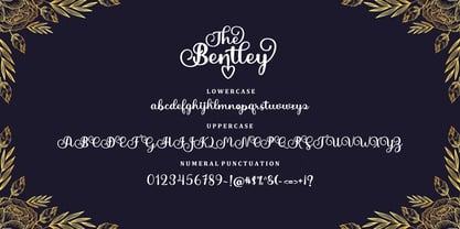 The Bentley Font Poster 5