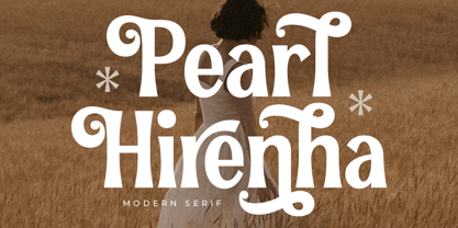 Pearl Hirenha Font Poster 1