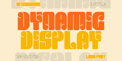 Dynamic Display Font Poster 1