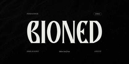 Bioned Font Poster 1