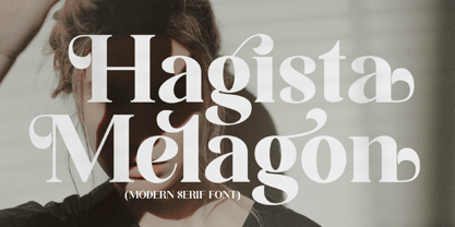Hagista Melagon Font Poster 1