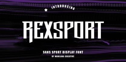 MC Rexsport Font Poster 1