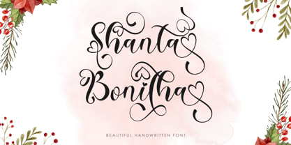 Shanta Bonitha Font Poster 1