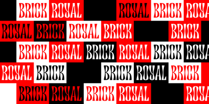 Royalbrick Font Poster 1