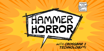Hammer Horror Font Poster 3