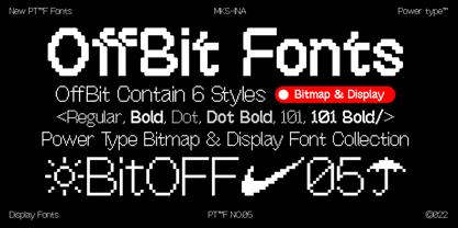 OffBit Font Poster 1