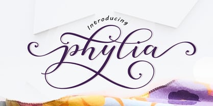 Phylia Font Poster 1