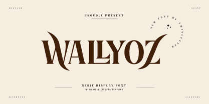 Wallyoz Font Poster 1